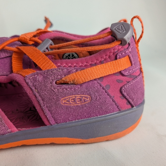 KEEN Kid Sandals Size 3 US Pink And Orange Washable - Picture 5 of 9
